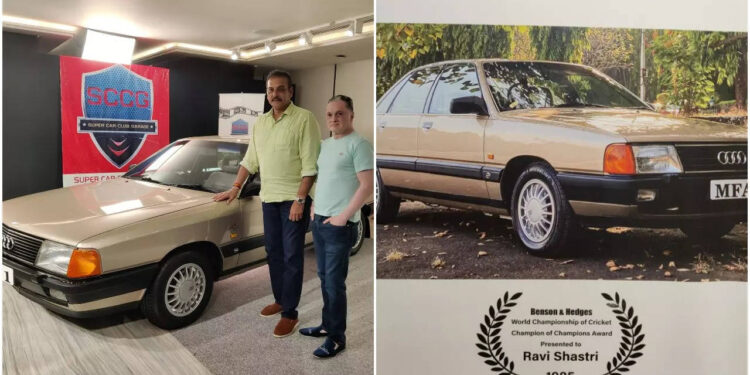 This is a national asset: Ravi Shastri goes down memory lane, shares pictures with iconic Audi 100