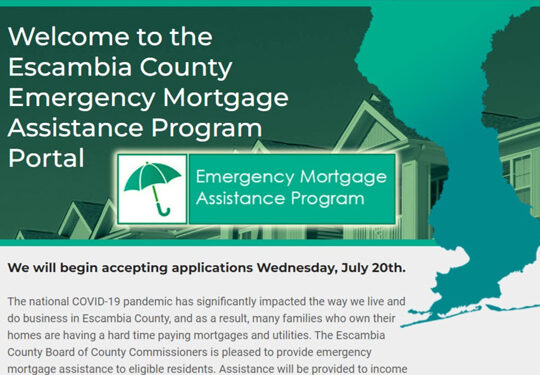 Escambia County Launching Emergency Mortgage Assistance Program On July 20 : NorthEscambia.com