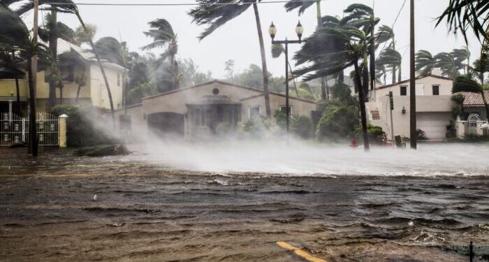 Hurricane property damage and insurance relief claim investigation